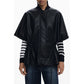 Desigual Black Polyethylene Women Poncho