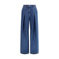 Dolce & Gabbana Blue Cotton Straight-Leg Jeans