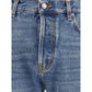 Haikure Blue Cotton Straight-Leg Jeans