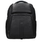 Piquadro Black Leather Backpack