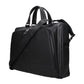 Piquadro Black Leather Business And Laptop Bag