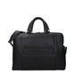 Piquadro Black Leather Business And Laptop Bag