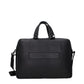Piquadro Black Leather Business And Laptop Bag