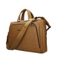 Piquadro Beige Leather Business And Laptop Bag