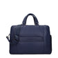 Piquadro Blue Leather Business And Laptop Bag