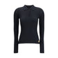 Dolce & Gabbana Ribbed Polo Sweater
