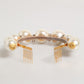 Dolce & Gabbana Gold Pearl Crystal Embellished Tiara Hair Accessory Headband