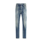 Dsquared² Blue Cotton Slim Fit Jeans