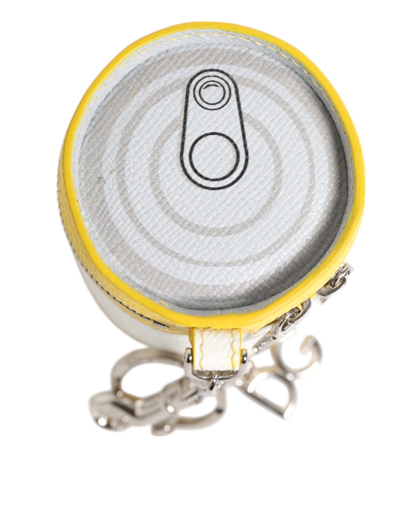 Dolce & Gabbana Amore Leather Multicolor Bag Charm Coin Case Keychain Keyring
