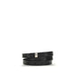 Undercover Black Leather Thin Belt