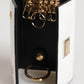 Dolce & Gabbana White Leather Card Case Holder Wallet Gold Logo Plate  Key Holder