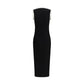 Balmain Sleeveless torsade knit long Dress