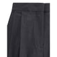 Fabiana Filippi Gray Fleece Wool Casual Pants