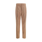 Fabiana Filippi Beige Fleece Wool Dress Pants