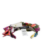 Dolce & Gabbana White Multicolor Floral Silk Bow Crystal Embellished Headband