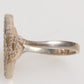 Nialaya Geometric Diamond Shape Pave CZ Crystal Jewelry Ring
