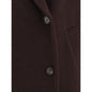 Brunello Cucinelli Bordeaux Cashmere Coat