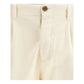 Germano Cream Cotton Casual Pants
