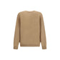 Laneus Beige Merino Wool Cardigan