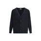 Laneus Black Cashmere Cardigan