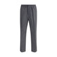 Ami Paris Gray Fleece Wool Casual Pants