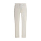 Brunello Cucinelli White Cotton Slim Fit Jeans