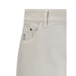 Brunello Cucinelli White Cotton Slim Fit Jeans