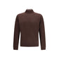 Cruna Brown Wool Turtleneck
