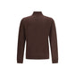 Cruna Brown Wool Turtleneck