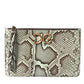 Dolce & Gabbana Verde Acqua Exotic Leather Gold DG Logo Clutch Borse Bag