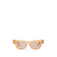 Bottega Veneta Orange Acetate Sunglass