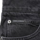 Dolce & Gabbana Black Denim Wide Leg Relaxed Fit Pants Jeans