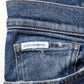 Dolce & Gabbana Blue Cotton Logo Plaque Skinny Men Denim Jeans