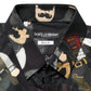 Dolce & Gabbana Black Cowboy Collared GOLD Formal Dress Shirt