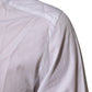Dolce & Gabbana White Crown Collared GOLD Formal Dress  Shirt