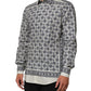 Dolce & Gabbana Multicolor Monkey Tie Print GOLD Dress Shirt