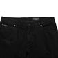 Dolce & Gabbana Black Cotton Regular Denim Men Trouser Jeans