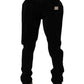 Dolce & Gabbana Black Cotton Slim Fit Denim Trouser Jeans
