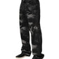 Dolce & Gabbana Black Marbled Effect Straight Men Denim Jeans