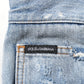 Dolce & Gabbana Blue Distressed Ripped Denim Trouser Jeans