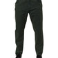 Dolce & Gabbana Dark Green Cotton Stretch Loose Denim Jeans