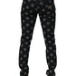 Dolce & Gabbana Black DG Monogram Cotton Skinny Denim Jeans