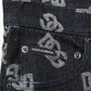 Dolce & Gabbana Black DG Monogram Cotton Skinny Denim Jeans