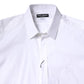 Dolce & Gabbana White Cotton Collared GOLD FormalDress Shirt