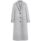 Made in Italy Gray Wool Women Coat