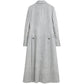 Made in Italy Gray Wool Women Coat