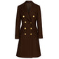 Made in Italy Brown Wool Women Coat