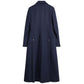 Made in Italy Blue Wool Women Coat