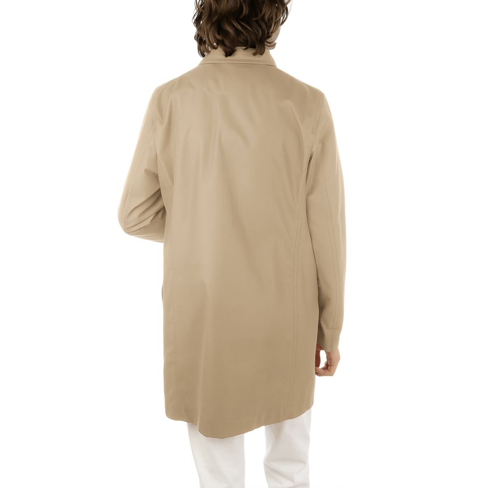 Aquascutum Beige Cotton Men Jacket