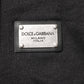 Dolce & Gabbana Black Logo FullZip Hooded Sweatshirt Sweater